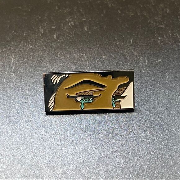 Crying Girl Enamel Pin/ Brooch - Picture 2 of 5